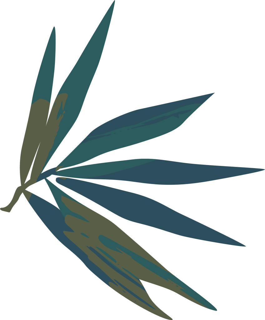 Hoja tropical decorativa de Tanino