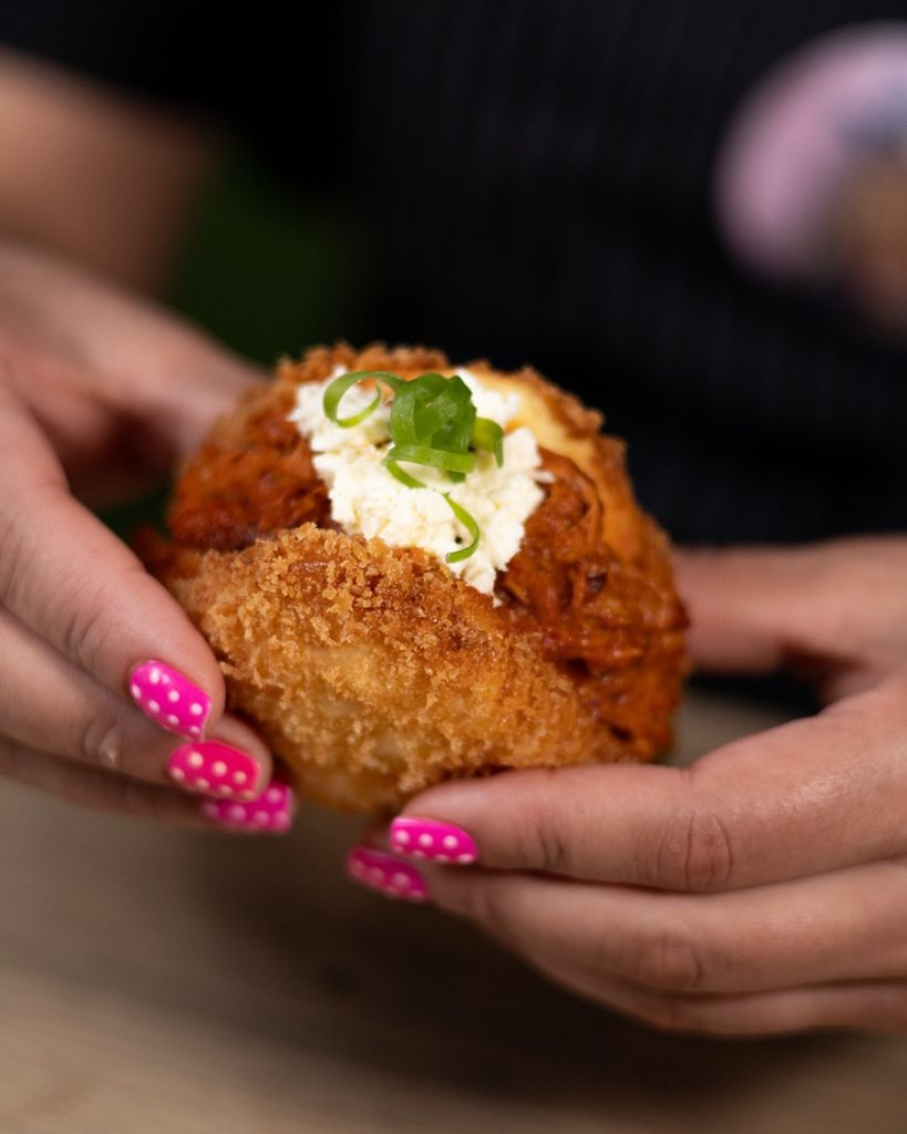 Croqueta artesanal de la cocina de Tanino